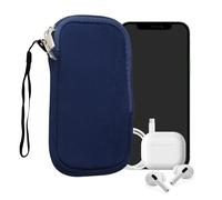 kwmobile Housse Universelle Smartphone - Pochette de Protection 16,5 x 8,9 cm pour téléphone Portable L - 6,5" en néoprène Bleu foncé