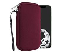 kwmobile Housse Universelle Smartphone - Pochette de Protection 16,5 x 8,9 cm pour téléphone Portable L - 6,5" en néoprène Bordeaux