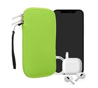 kwmobile Housse Universelle Smartphone - Pochette de Protection 17,2 x 8,4 cm pour téléphone Portable XL - 6,7/6,8" en néoprène Vert Fuchsia