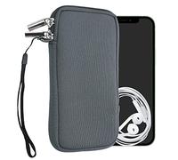 kwmobile Housse Universelle Smartphone - Pochette de Protection 17,2 x 8,4 cm pour téléphone Portable XL - 6,7/6,8" en néoprène Gris