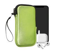 kwmobile Housse Universelle Smartphone - Pochette de Protection 17,7 x 8,5 cm pour téléphone Portable XXL - 7" en néoprène Vert Clair métallique