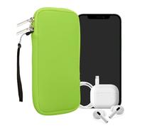 kwmobile Housse Universelle Smartphone - Pochette de Protection 17,7 x 8,5 cm pour téléphone Portable XXL - 7" en néoprène Vert Fuchsia