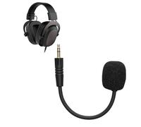kwmobile Microphone de remplacement compatible avec Havit H2002D - Micro de rechange pour casque audio casque gaming - noir