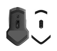 kwmobile Patin pour Souris Compatible avec Alienware AW610M / AW510M - Pied de Souris de Remplacement autoadhésif en Caoutchouc Souple - Noir