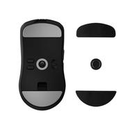 kwmobile Patin pour Souris Compatible avec ASUS ROG Harpe II Ace - Pied de Souris de Remplacement autoadhésif en Caoutchouc Souple - Noir