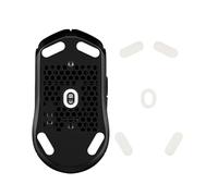 kwmobile Patin pour Souris Compatible avec Kingston Pulsefire Haste 2 - Pied de Souris de Remplacement autoadhésif en Caoutchouc Souple - Blanc