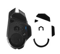 kwmobile Patin pour Souris Compatible avec Logitech G502 Wireless - Pied de Souris de Remplacement autoadhésif en Caoutchouc Souple - Noir