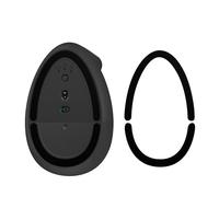 kwmobile Patin pour Souris Compatible avec Logitech Lift Vertical - Pied de Souris de Remplacement autoadhésif en Caoutchouc Souple - Noir