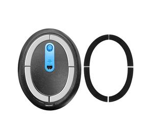kwmobile Patin pour Souris Compatible avec Microsoft Sculpt Ergonomic - Pied de Souris de Remplacement autoadhésif en Caoutchouc Souple - Noir