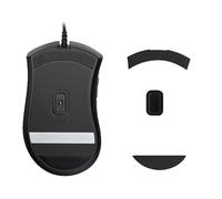 kwmobile Patin pour Souris Compatible avec Razer DeathAdder Elite - Pied de Souris de Remplacement autoadhésif en Caoutchouc Souple - Noir