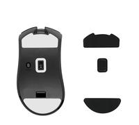 kwmobile Patin pour Souris Compatible avec Razer DeathAdder V3 HyperSpeed - Pied de Souris de Remplacement autoadhésif en Caoutchouc Souple - Noir