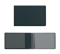 kwmobile Porte Carte de crédit Carte d'identité permis de Conduire avec 3X Compartiments - Étui Portefeuille en Simili Cuir - pétrole