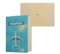 kwmobile Porte-Passeport Voyage - Étui à Rabat avec Fermeture Élastique - Protège-Passeport ou Carte d'Identité - Gris-Blanc-Bleu Marine