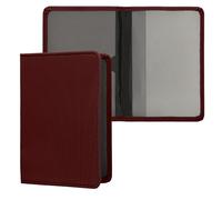 kwmobile Porte permis de Conduire Carte Grise avec Compartiments Cartes Passeport - Étui Portefeuille de Protection en néoprène Bordeaux foncé