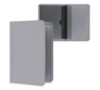 kwmobile Porte permis de Conduire Carte Grise avec Compartiments Cartes Passeport - Étui Portefeuille de Protection en néoprène Gris