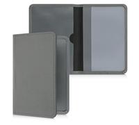 kwmobile Porte permis de Conduire Carte Grise avec Compartiments Cartes Passeport - Étui Portefeuille de Protection en néoprène Stone Dust