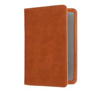 kwmobile Porte permis de Conduire Carte Grise avec Compartiments Cartes Passeport - Étui Portefeuille de Protection en Daim synthétique Marron Clair