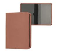 kwmobile Porte permis de Conduire Carte Grise avec Compartiments Cartes Passeport - Étui Portefeuille de Protection en Simili Cuir Rose foncé