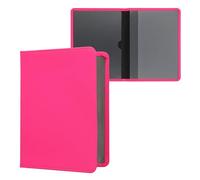 kwmobile Porte permis de Conduire Carte Grise avec Compartiments Cartes Passeport - Étui Portefeuille de Protection en néoprène Rose Fluo