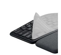 kwmobile Protection pour Clavier Compatible avec Logitech Ergo K860 - Protection Clavier Ordinateur QWERTY US en Silicone - Transparent