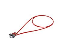 kwmobile Sangle aimentée Compatible avec Samsung Galaxy Buds 3 / Soundcore P20i / Wave Beam/Fun Air Pro 4 - Sangle magnétique de 80 cm en Silicone pour écouteurs sans Fil Rouge