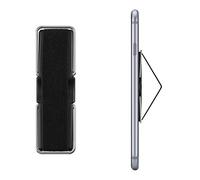 kwmobile Support autoadhésif pour Smartphone - Accessoire Doigt pour téléphone Portable - Sangle poignée élastique Dos Smartphone - Noir