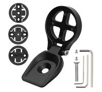kwmobile Support Compatible avec Garmin Edge/Bryton Rider/Wahoo - Fixation pour vélo - Support en avancée pour Compteur vélo - Noir