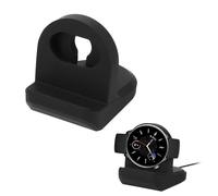 kwmobile Support Compatible avec Huami Amazfit GTR Mini/GTS 4 Mini/GTS 3 / Amazfit Active 2 / Active Edge Support Montre connectée - Support de Chargeur en Silicone - Noir