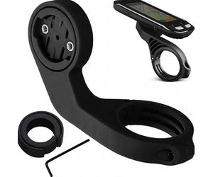 kwmobile Support Guidon GPS vélo Compatible avec Garmin Edge Support GPS Guidon vélo - Accessoire de Sport Plein air - Noir
