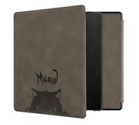 kwmobileÉtui Compatible avec Amazon Kindle Oasis 10. Generation Coque - Étui à Rabat magnétique tabletteeReader Similicuir - Gris-Noir
