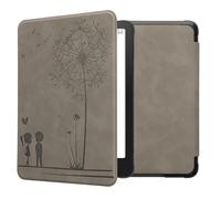 kwmobileÉtui Compatible avec Amazon Kindle Paperwhite (12. Gen 2024) / Colorsoft Coque - Étui à Rabat magnétique tabletteeReader Similicuir - Gris