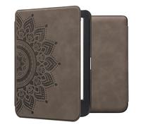 kwmobileÉtui Compatible avec Kobo Clara BW/Colour Coque - Étui à Rabat magnétique tabletteeReader Similicuir - Gris