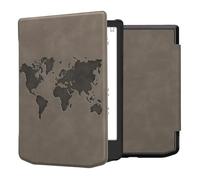 kwmobileÉtui Compatible avec Pocketbook Verse/Pro/Color/Vivlio Light/Light HD Coque - Étui à Rabat magnétique tabletteeReader Similicuir - Gris