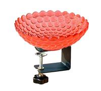 kwoifioy Bains d'oiseaux miniatures portables Durabilité Petit bain d'oiseaux Décoration extérieure pour extérieur Nature Zone hygiénique Bain d'oiseaux avec assemblage facile