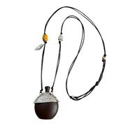 kwoifioy Collier avec pendentif en bois dans de nouveaux designs chinois, portable et confortable à porter, bijoux en bois pour femme