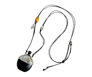 kwoifioy Collier avec pendentif en bois dans de nouveaux designs chinois, portable et confortable à porter, bijoux en bois pour femme