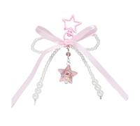 kwoifioy Course Esthétique Course À Main Charme De Portefeuille Bows Couchette Charme Décorations De La Voiture Star Car Chain Clés Pour Et Fille Bows Courte