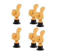 kwoifioy Lot de 6 trophées pouce vers le haut - Médailles de football - Cadeaux pour l'école - Fournitures de récompense - Trophées de prix des champions