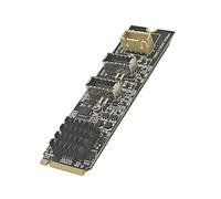 kwoifioy Module d'extension PCIe 10 Gbit/s vers deux prises de type C avec USB 3 version 2 et extension PCIe USB C