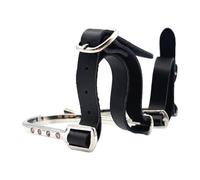 kwoifioy Paire D ' Éperons D ' Équitation avec Sangles À Boucle Réglables, Éperons Équestres en Métal Incurvé avec Détails en, Paire ' Équitation pour Usage Équestre