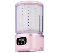 kwoifioy Petit lave-linge portable 2 L ABS + PP Plan silencieux Lavage à la main Mouvement Économie d'espace ABS + PP Turn Dry Machine à laver