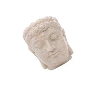 kwoifioy Pot de fleurs en résine en forme de tête de bouddhas pour intérieur ou extérieur, décoration de jardin et plantes grasses, pot artistique