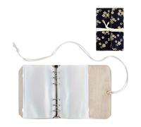 kwoifioy Trousse à aiguilles à tricoter circulaire avec 6 trous amovibles en PVC pour classeur à outils de tricot pour outils de couture