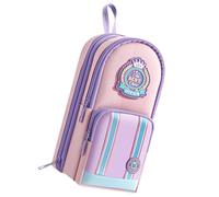 kwoifioy Trousse à crayons multifonction haute capacité avec plusieurs sections pour étudiants, adultes, fournitures scolaires et de bureau, trousse noire spéciale Big Yoeeg Oxford, b