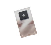 kwoifioy Vitrine en pierre avec insert noir et couvercle transparent | Boîte de rangement compacte pour bijoutiers et tri