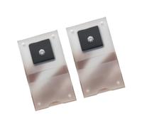 kwoifioy Vitrine en pierre avec insert noir et couvercle transparent | Boîte de rangement compacte pour bijoutiers et tri