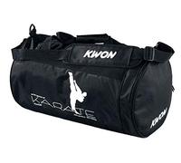 KWON 5016003 Sac de Sport spécial karaté, Noir, 48 x 24 cm