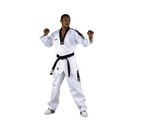 KWON Dobok Grand Victory M Tenue de taedo avec broderies Blanc Blanc Taille 180 - 4250819501090