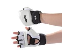 Kwon Gants de Boxe et WT World TKD, M, Blanc - Blanc