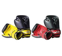 Kwon - Gants de boxe Mini Shark 4oz noir-rouge